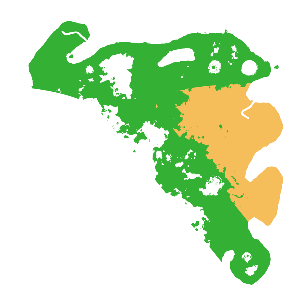 Biome Rust Map: Procedural Map, Size: 3500, Seed: 528225326