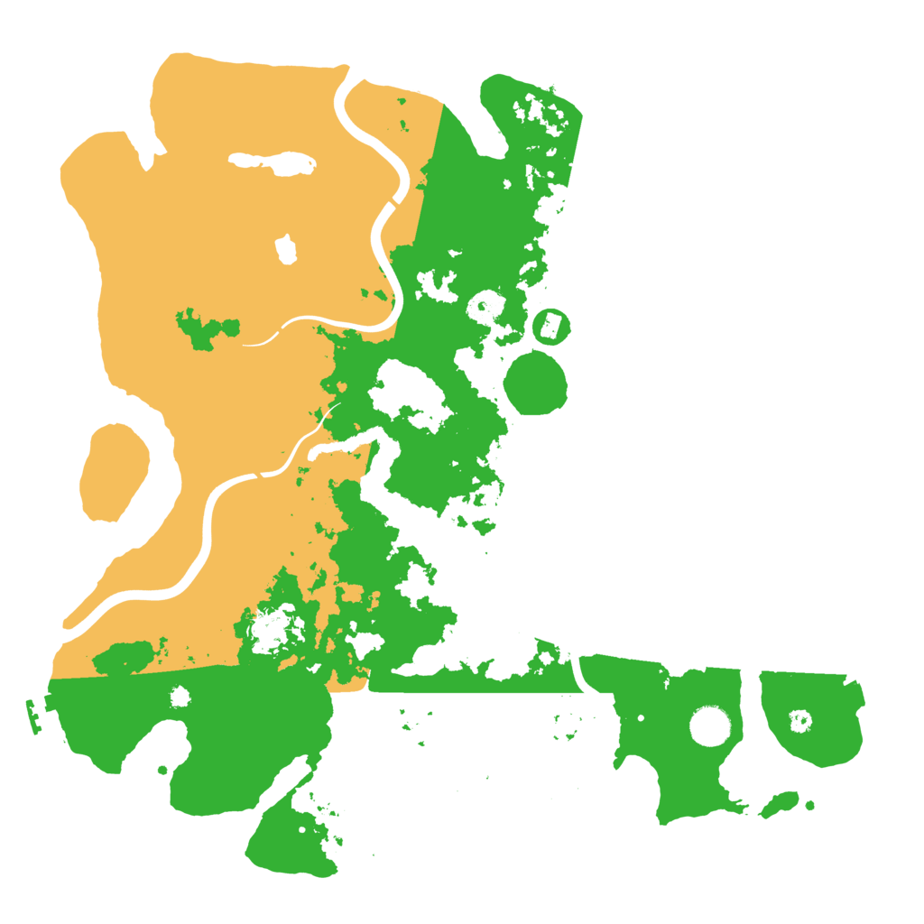 Biome Rust Map: Procedural Map, Size: 4000, Seed: 71892612