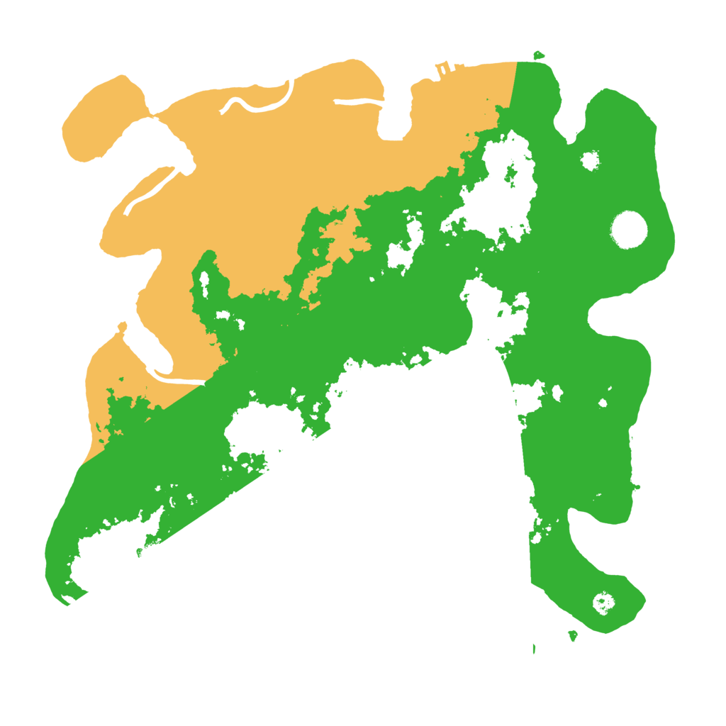 Biome Rust Map: Procedural Map, Size: 3500, Seed: 404485979