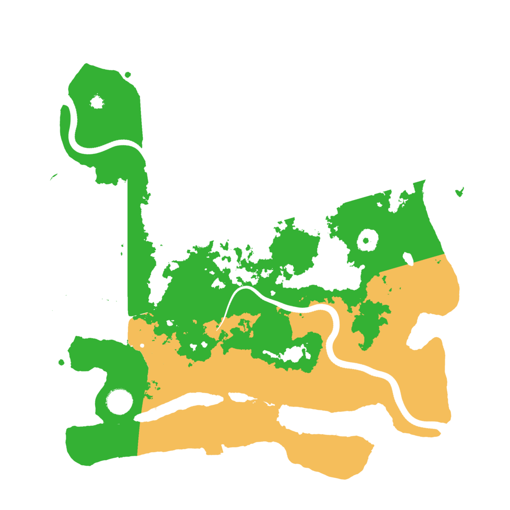 Biome Rust Map: Procedural Map, Size: 3500, Seed: 1543375848