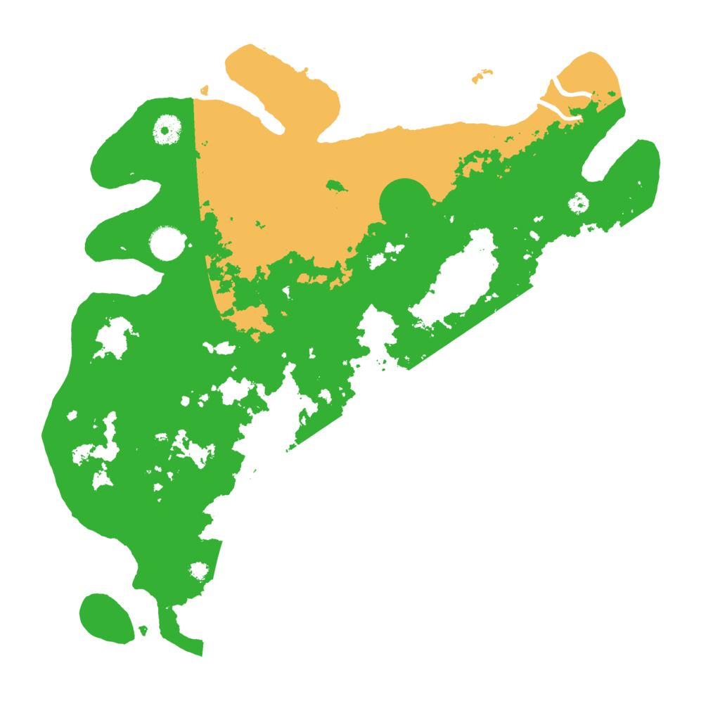Biome Rust Map: Procedural Map, Size: 3700, Seed: 386191860