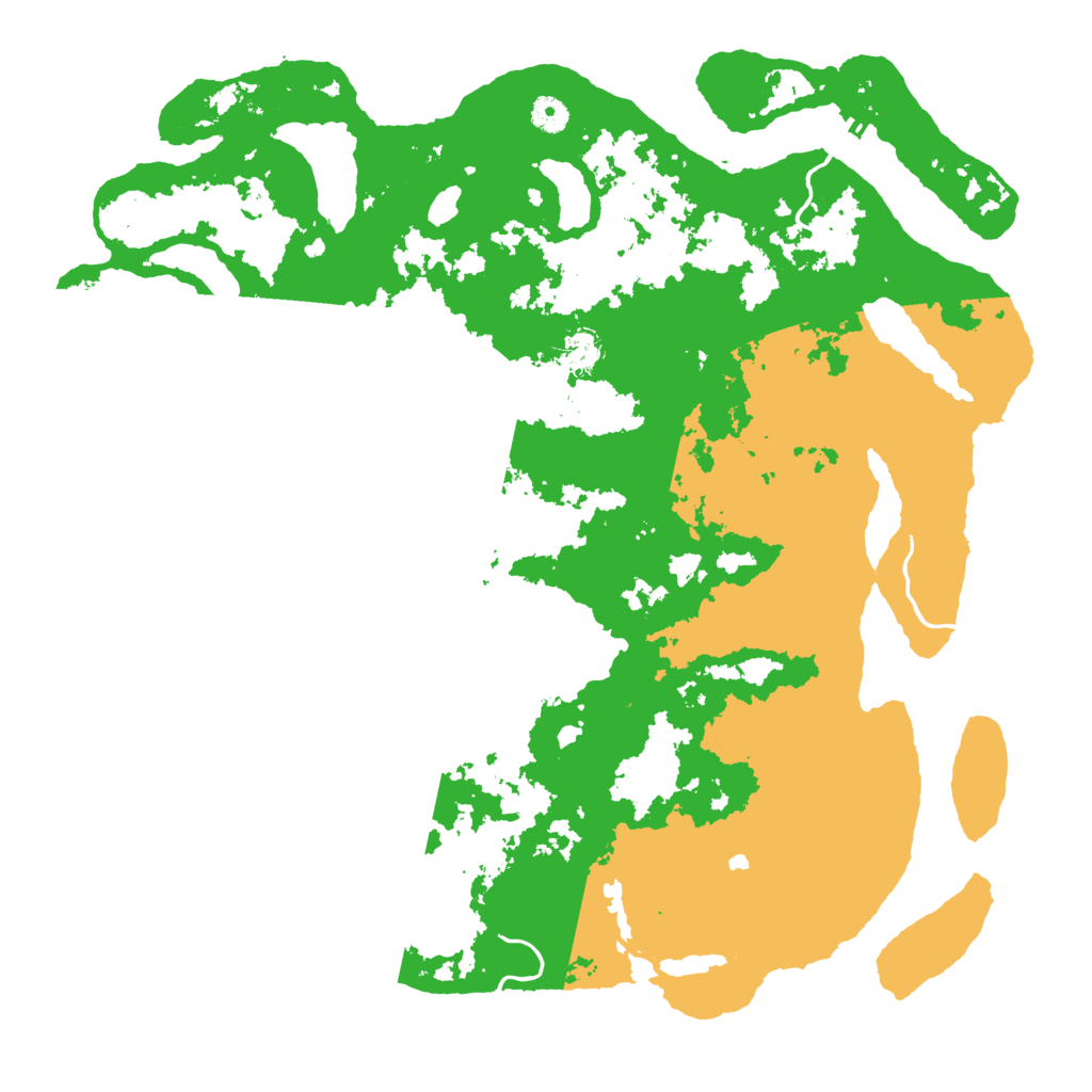 Biome Rust Map: Procedural Map, Size: 4500, Seed: 272524681