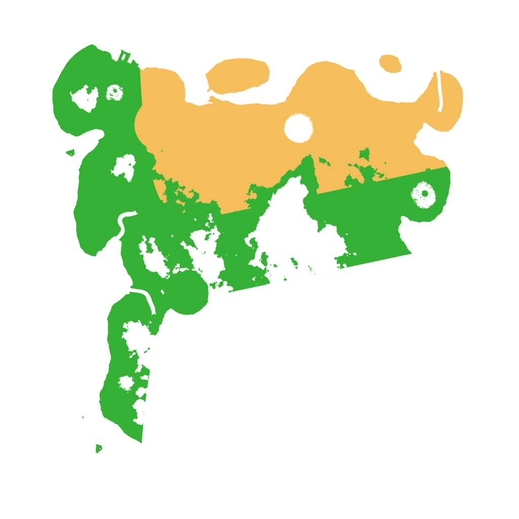 Biome Rust Map: Procedural Map, Size: 3200, Seed: 43323305