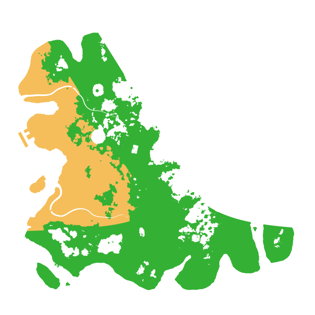 Biome Rust Map: Procedural Map, Size: 3950, Seed: 6084627