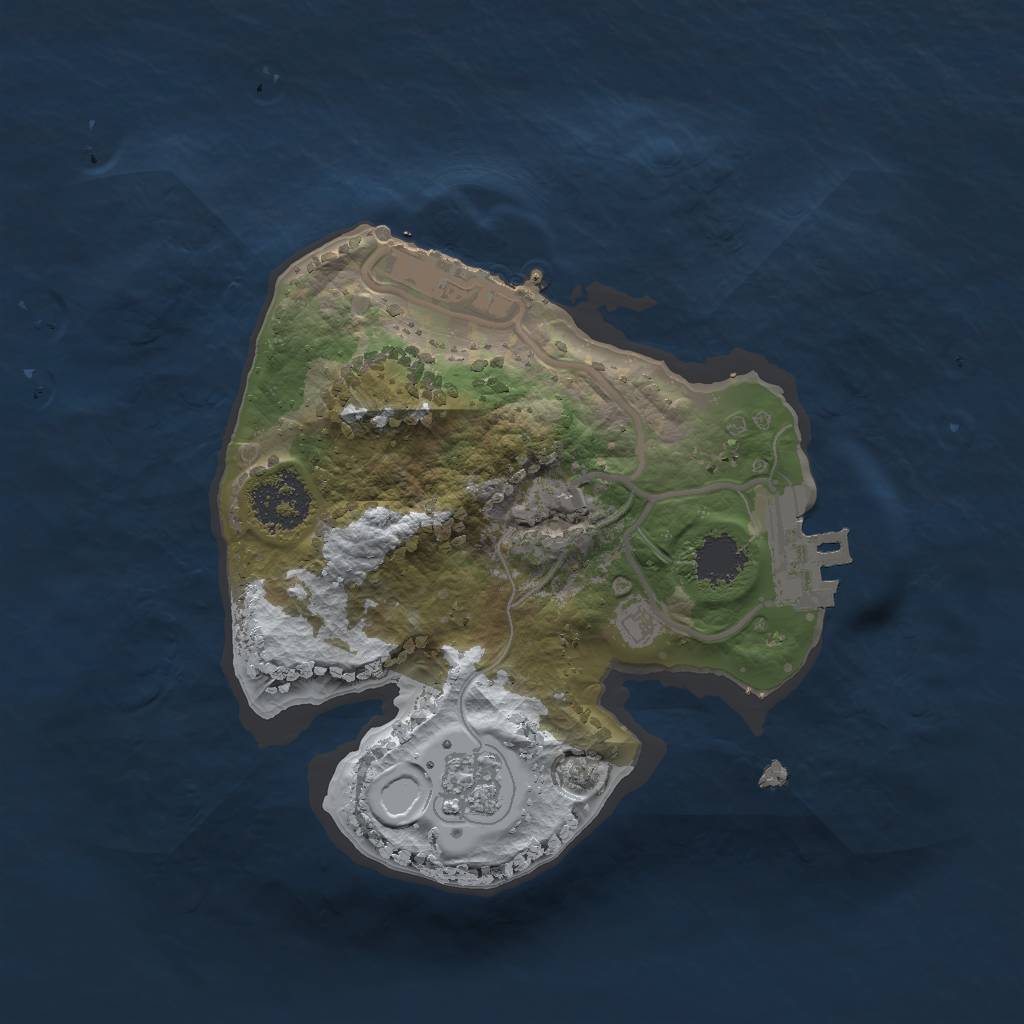 Rust Map: Procedural Map, Size: 1800, Seed: 2017570, 8 Monuments