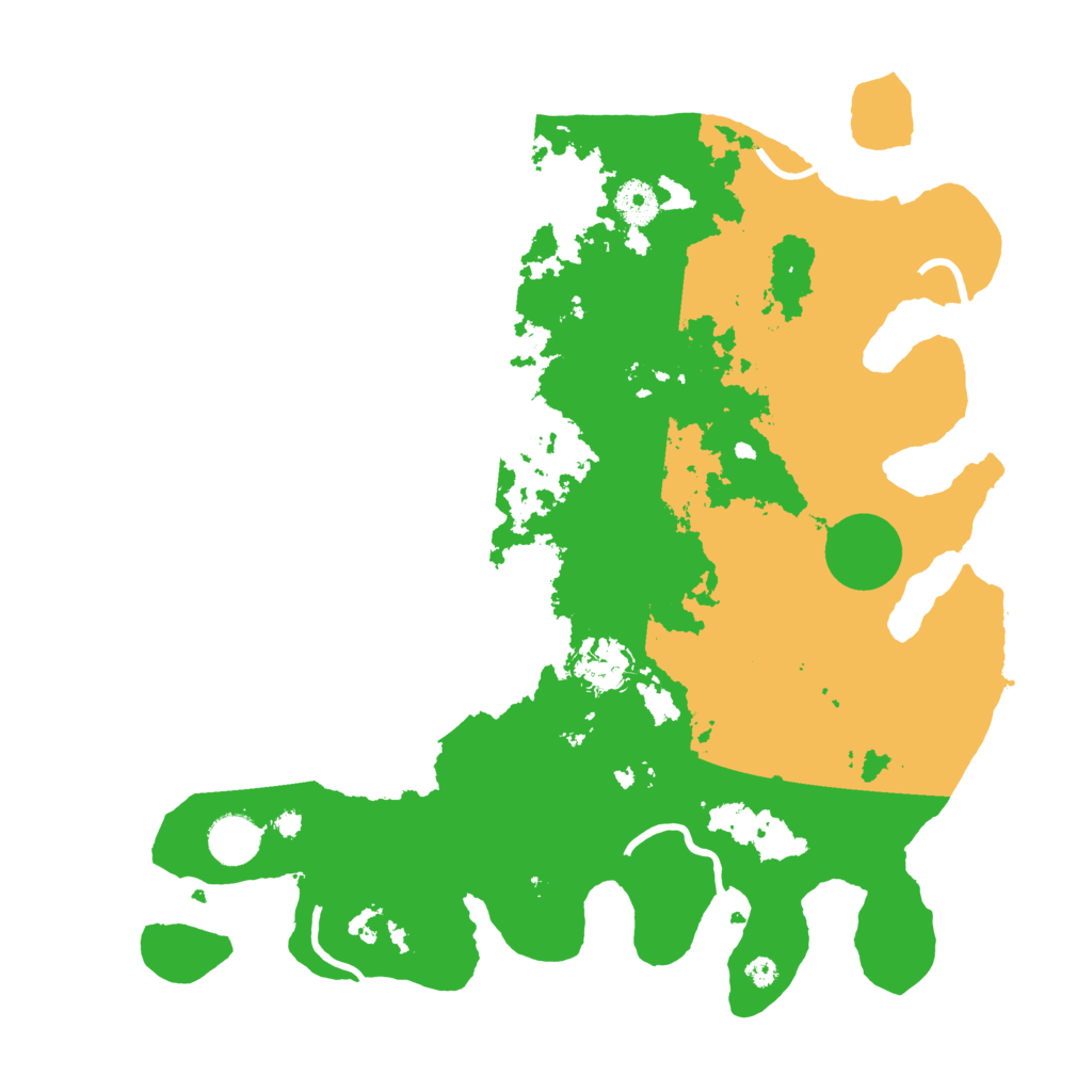 Biome Rust Map: Procedural Map, Size: 3750, Seed: 124445