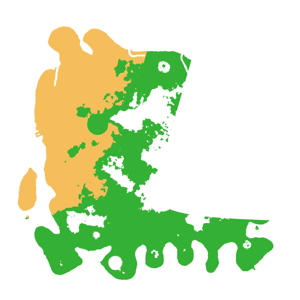 Biome Rust Map: Procedural Map, Size: 3800, Seed: 637132134