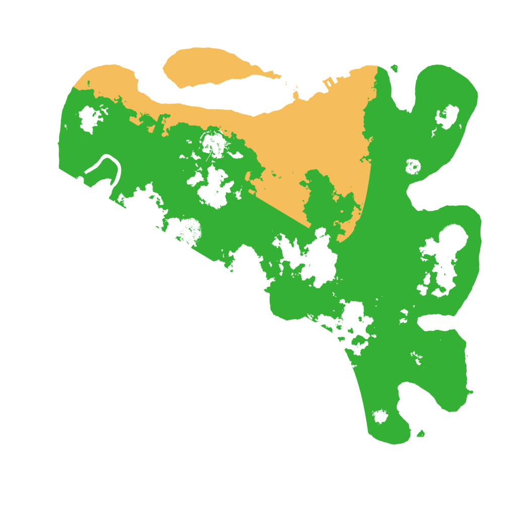 Biome Rust Map: Procedural Map, Size: 3400, Seed: 3561471