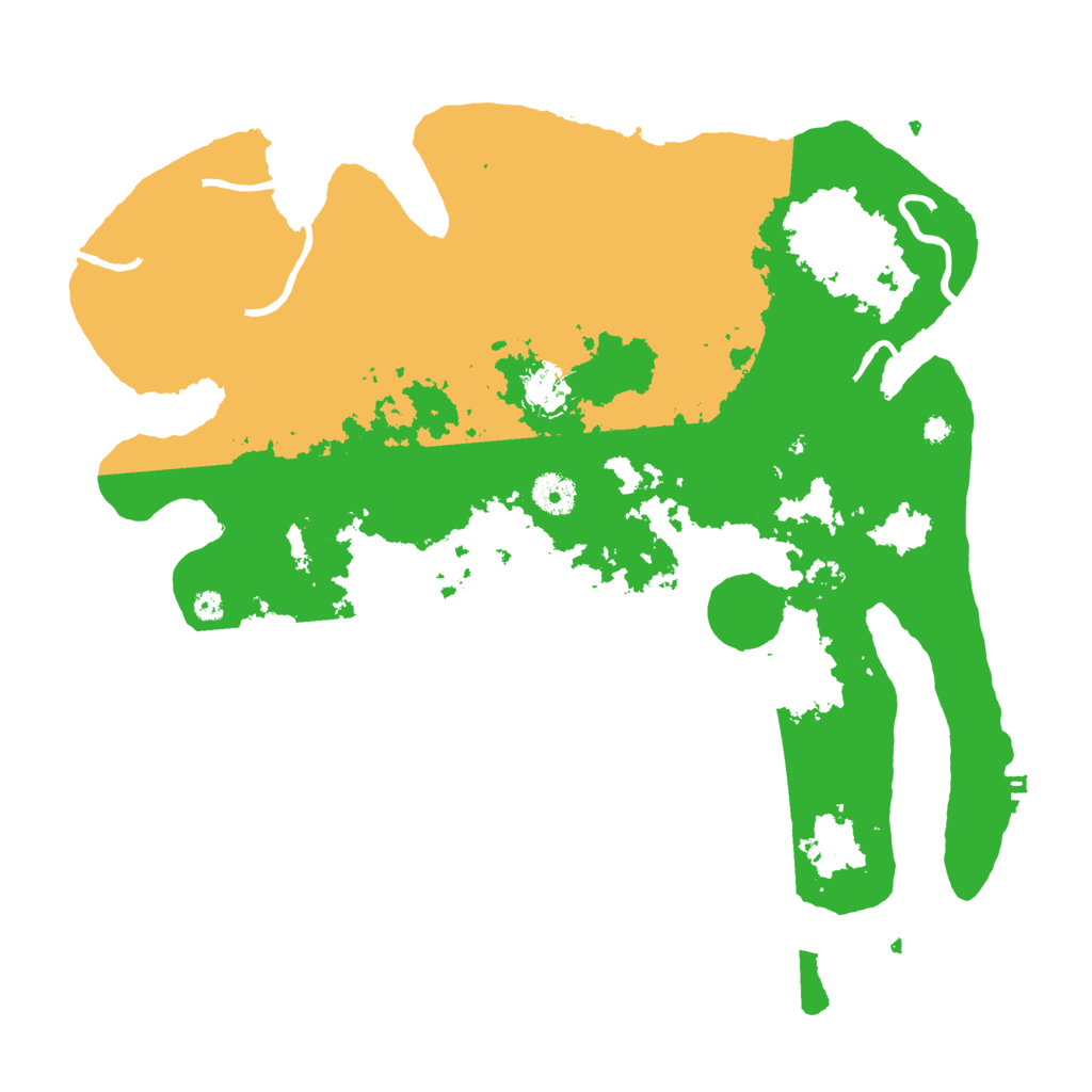 Biome Rust Map: Procedural Map, Size: 3850, Seed: 910548222