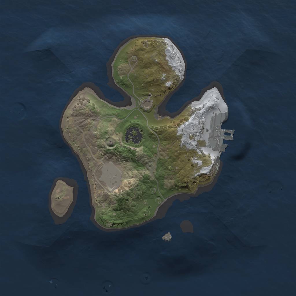 Rust Map: Procedural Map, Size: 1700, Seed: 8454481, 6 Monuments