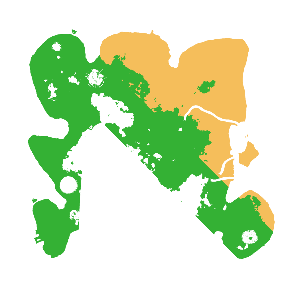 Biome Rust Map: Procedural Map, Size: 3000, Seed: 1125749761