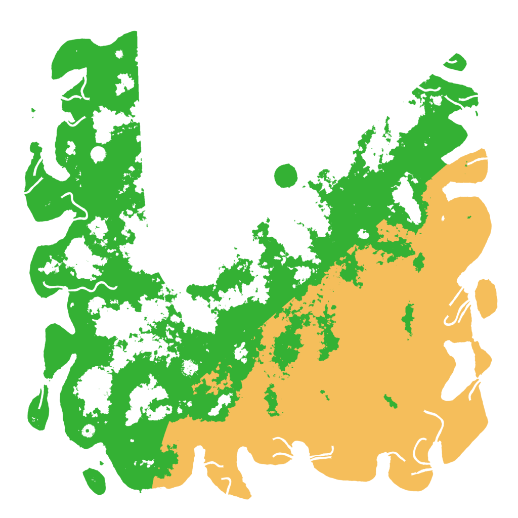 Biome Rust Map: Procedural Map, Size: 6000, Seed: 3213