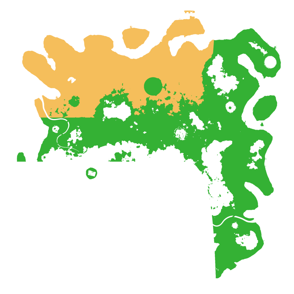 Biome Rust Map: Procedural Map, Size: 4250, Seed: 4450139