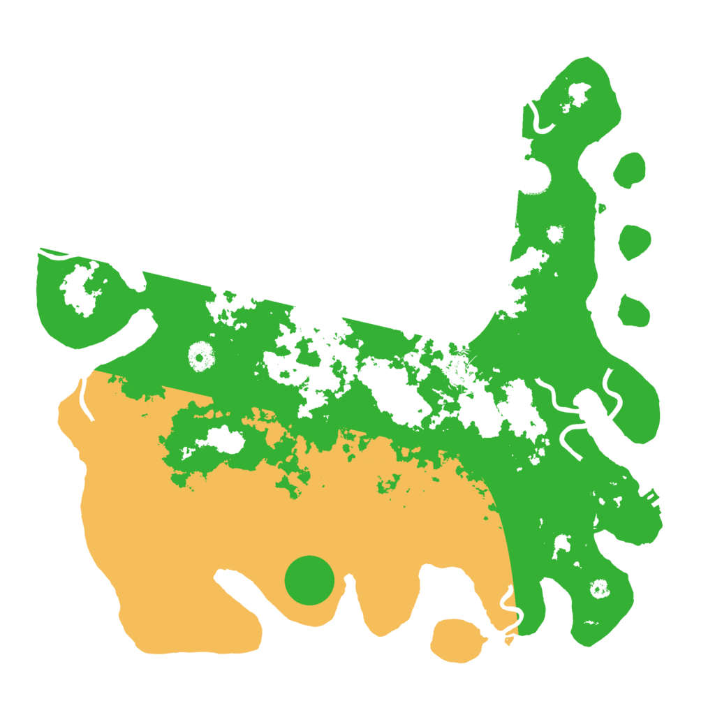 Biome Rust Map: Procedural Map, Size: 3800, Seed: 2029836