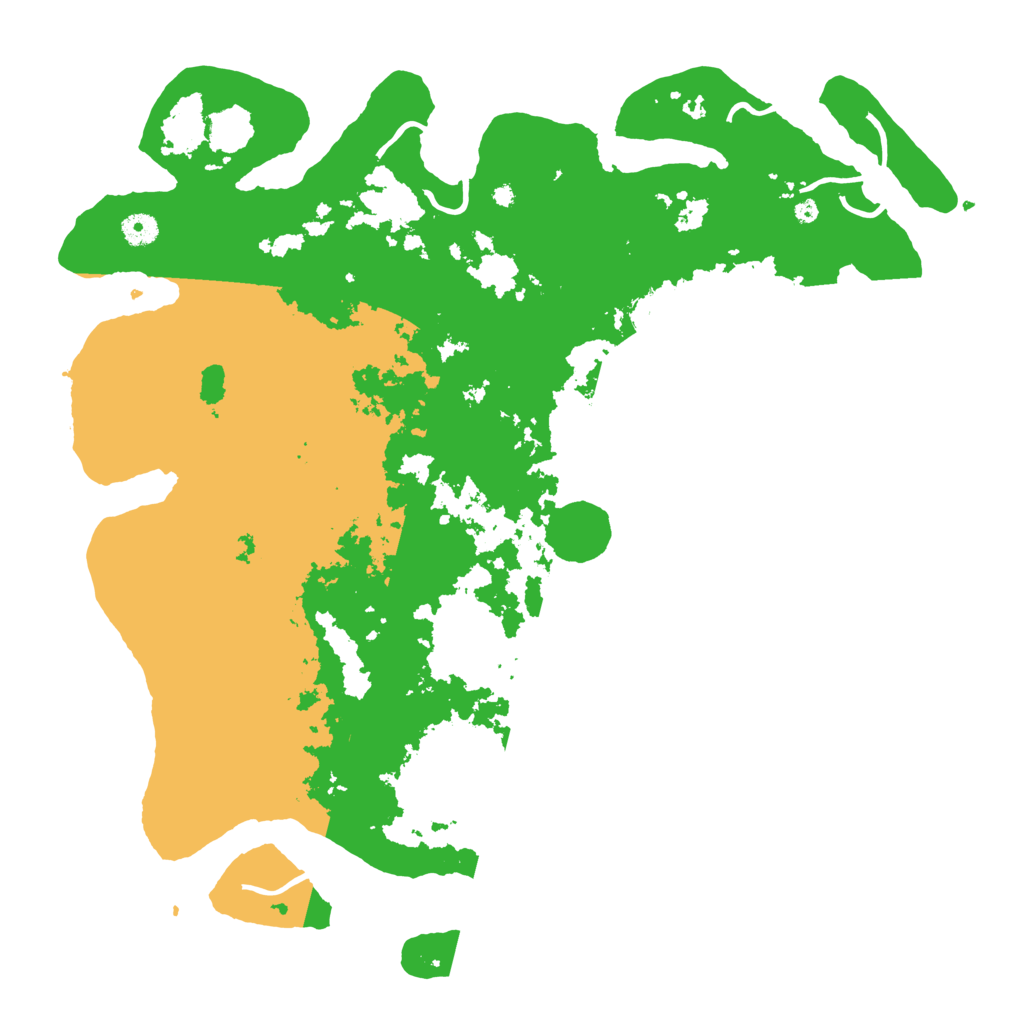 Biome Rust Map: Procedural Map, Size: 4500, Seed: 87