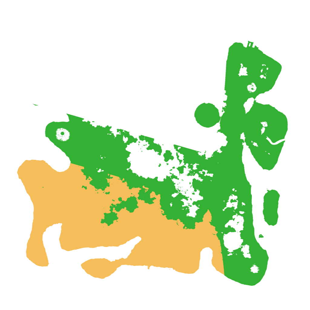 Biome Rust Map: Procedural Map, Size: 3500, Seed: 865171632