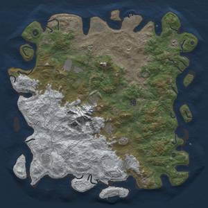 Thumbnail Rust Map: Procedural Map, Size: 5000, Seed: 2138246504, 20 Monuments