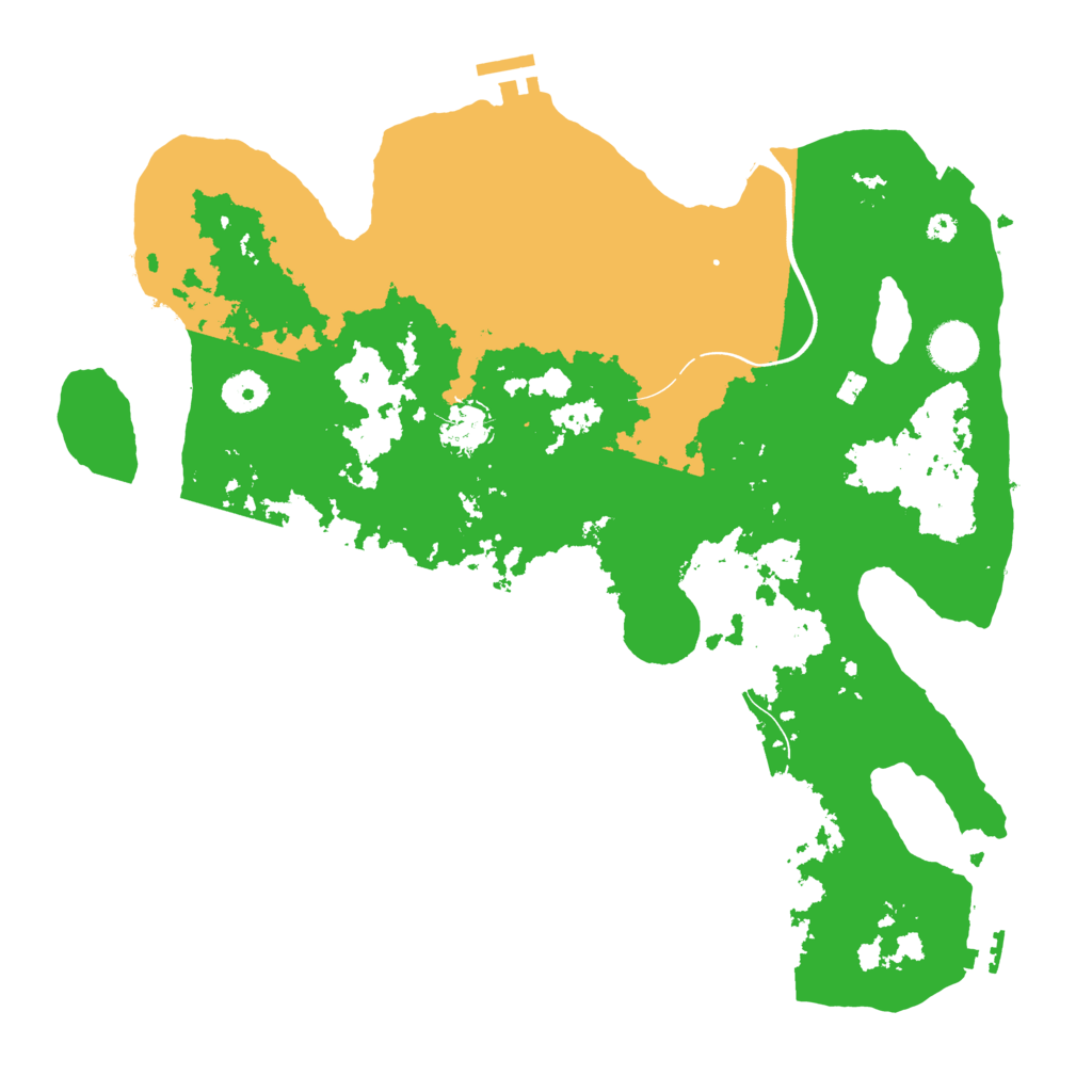 Biome Rust Map: Procedural Map, Size: 3790, Seed: 2147483647
