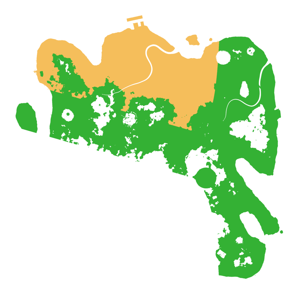 Biome Rust Map: Procedural Map, Size: 3820, Seed: 2147483647