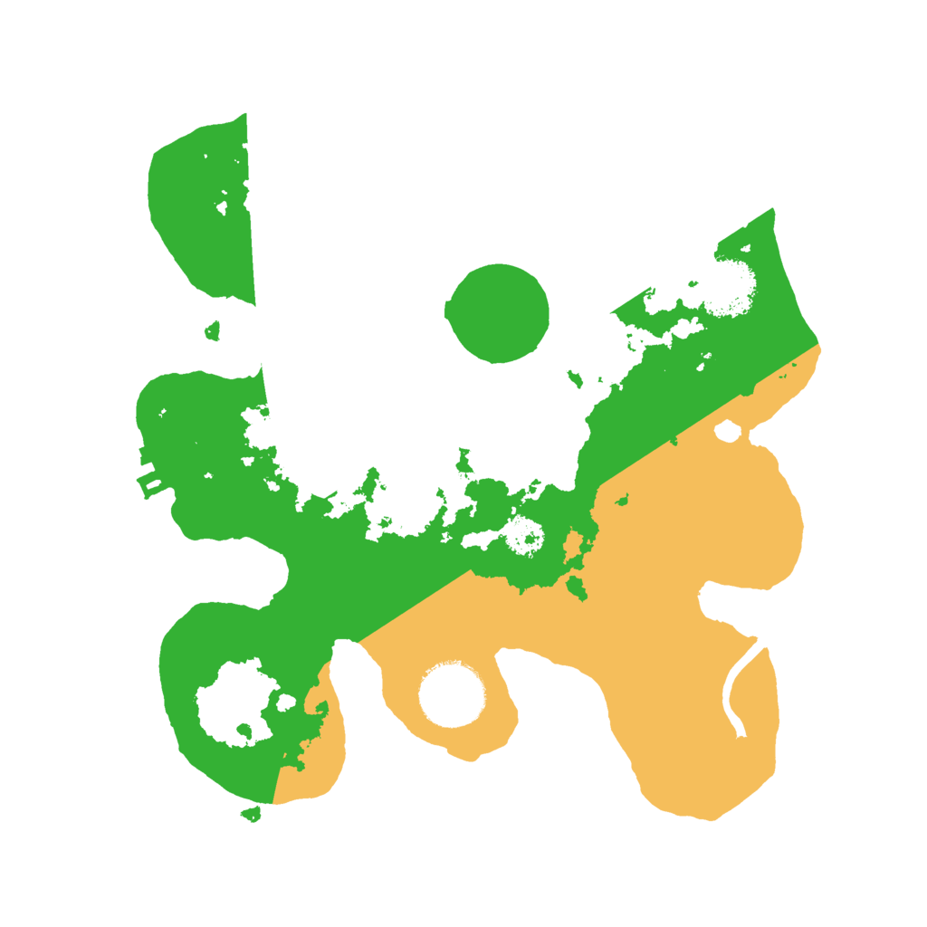 Biome Rust Map: Procedural Map, Size: 2500, Seed: 457342135