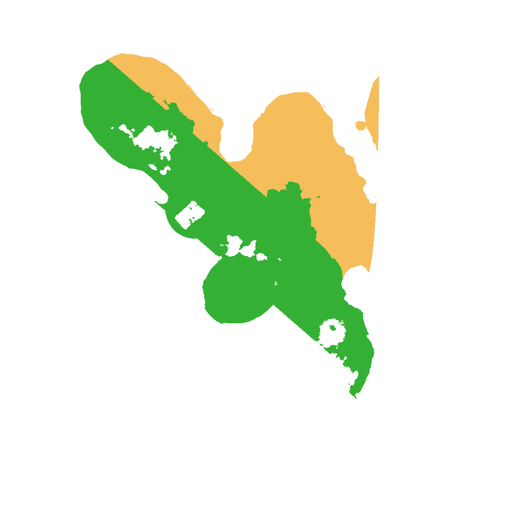 Biome Rust Map: Procedural Map, Size: 2000, Seed: 5150