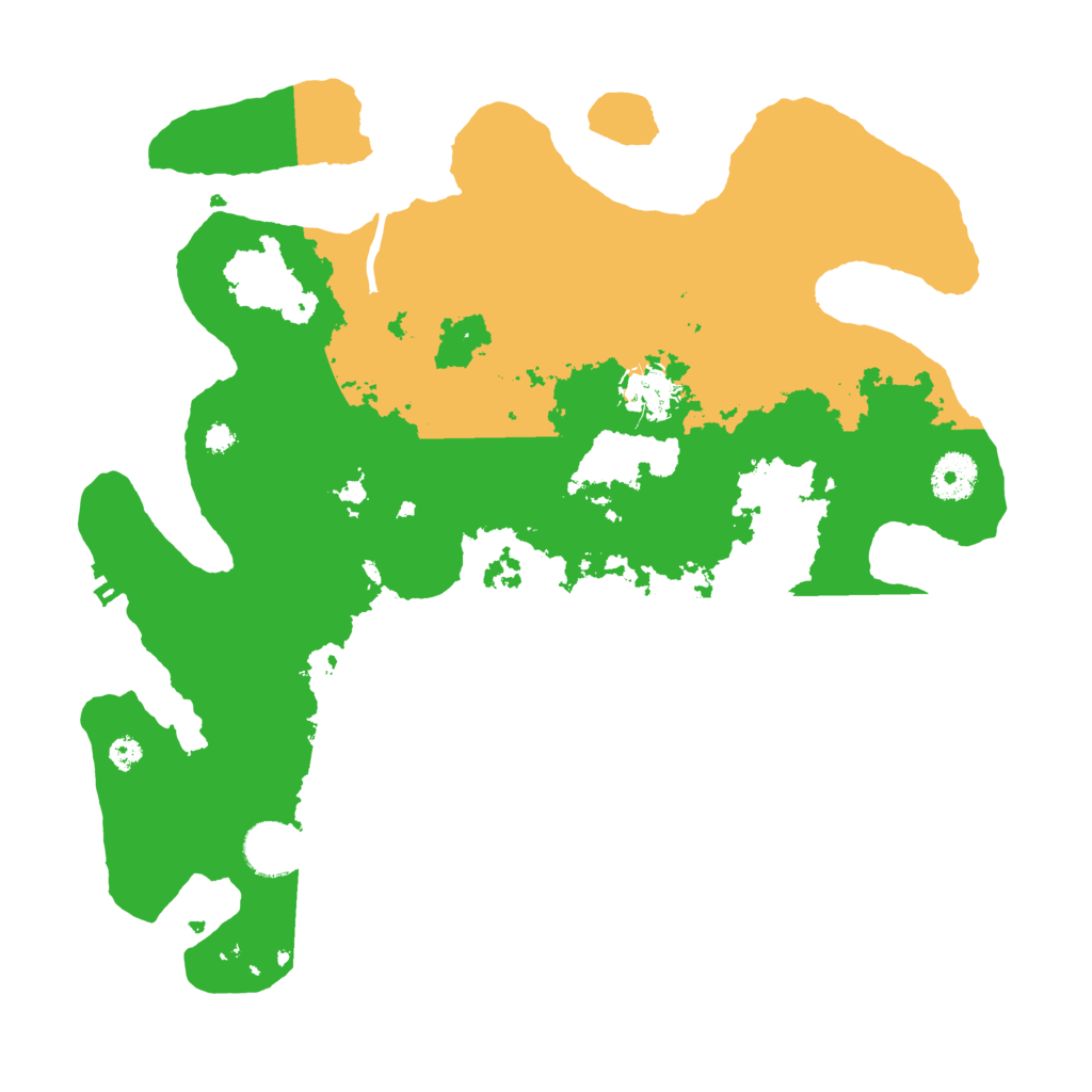 Biome Rust Map: Procedural Map, Size: 3500, Seed: 350012