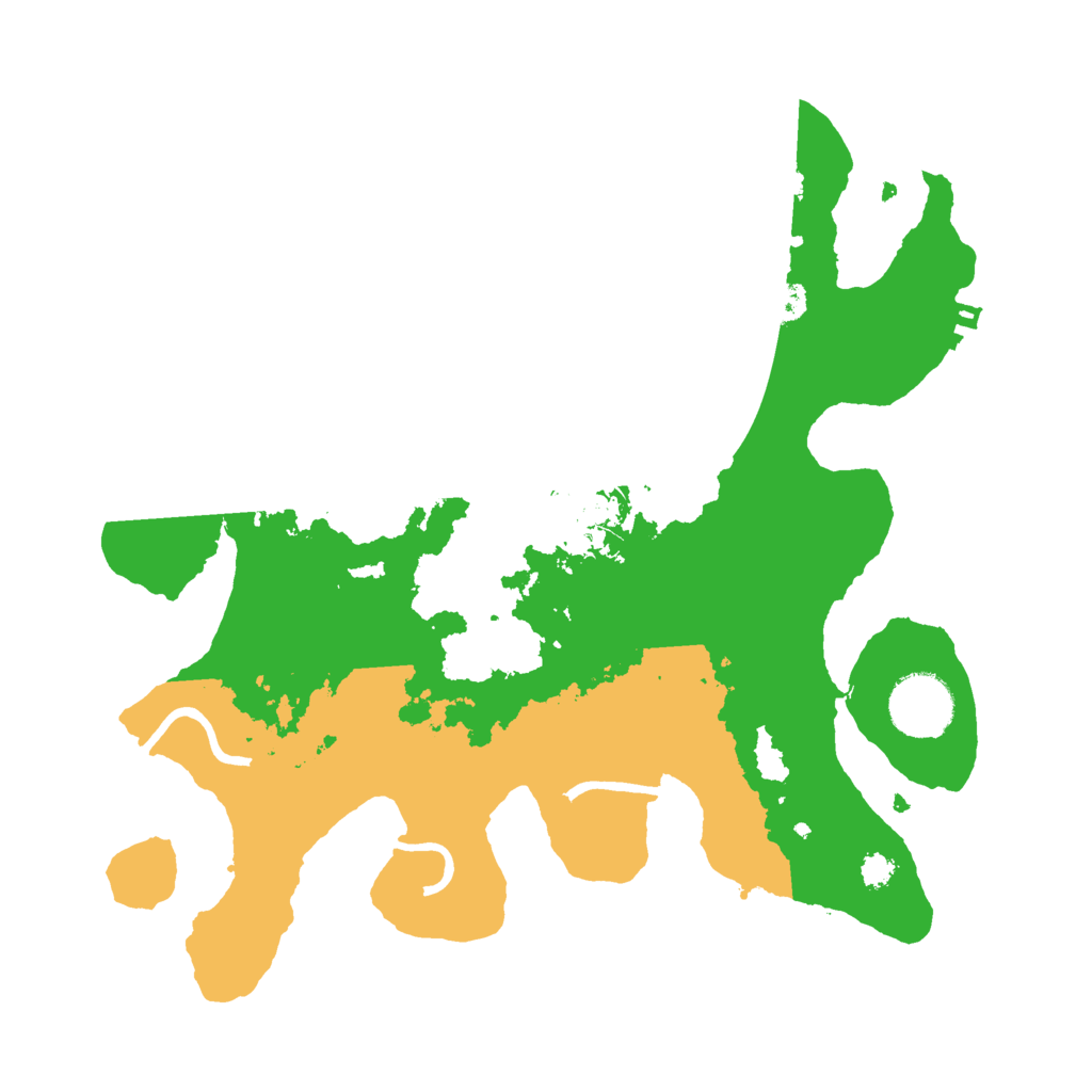 Biome Rust Map: Procedural Map, Size: 3000, Seed: 133089305