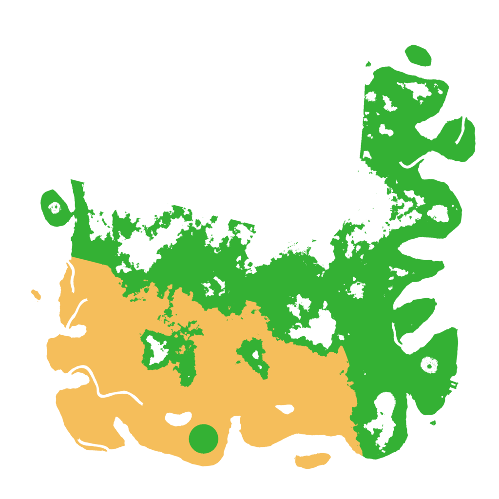 Biome Rust Map: Procedural Map, Size: 4500, Seed: 65464964