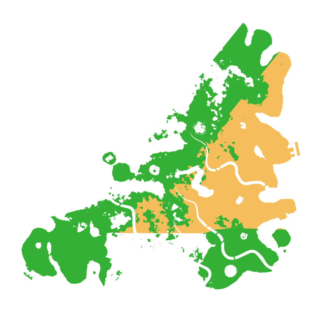 Biome Rust Map: Procedural Map, Size: 4500, Seed: 328381434