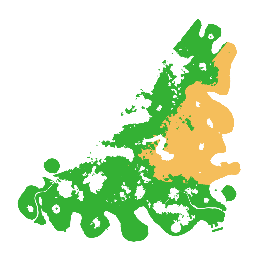 Biome Rust Map: Procedural Map, Size: 4500, Seed: 328381434