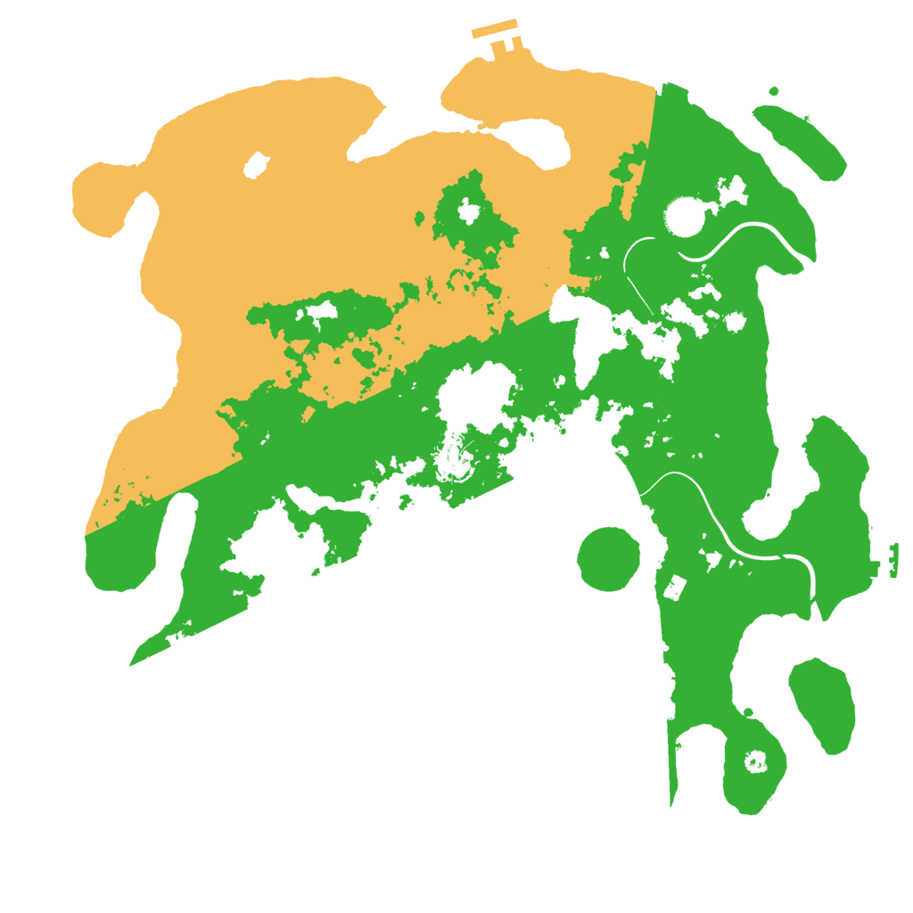 Biome Rust Map: Procedural Map, Size: 4000, Seed: 100931838