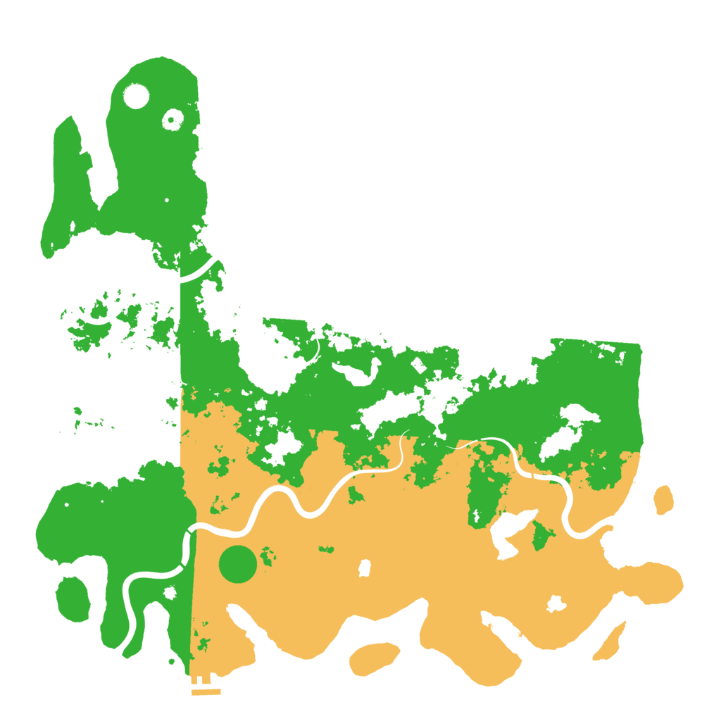 Biome Rust Map: Procedural Map, Size: 5000, Seed: 6739185