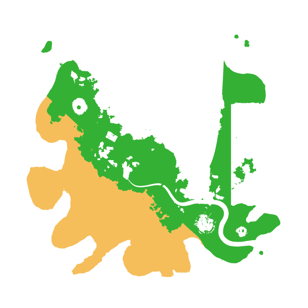 Biome Rust Map: Procedural Map, Size: 3000, Seed: 630317586