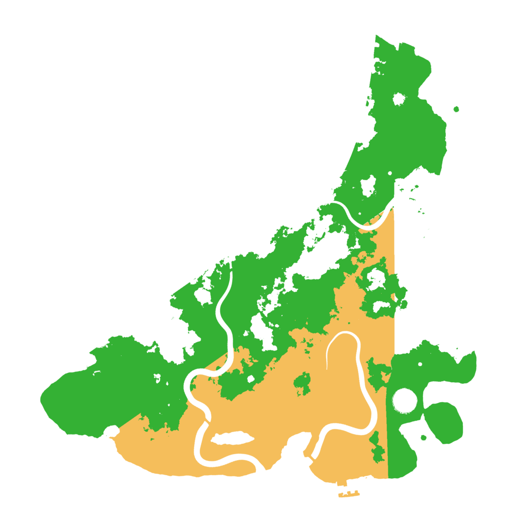 Biome Rust Map: Procedural Map, Size: 3800, Seed: 845508655