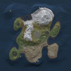 Thumbnail Rust Map: Procedural Map, Size: 2200, Seed: 1, 9 Monuments