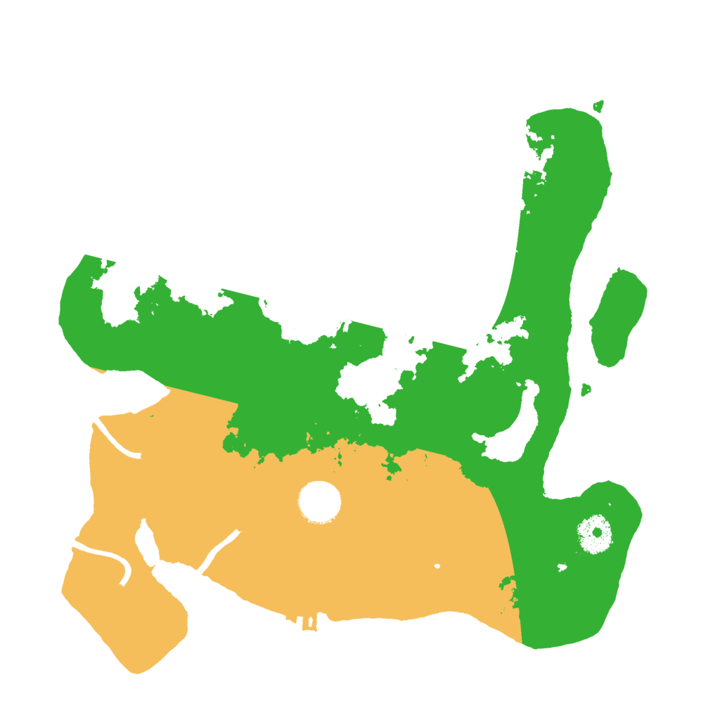Biome Rust Map: Procedural Map, Size: 3000, Seed: 500356098