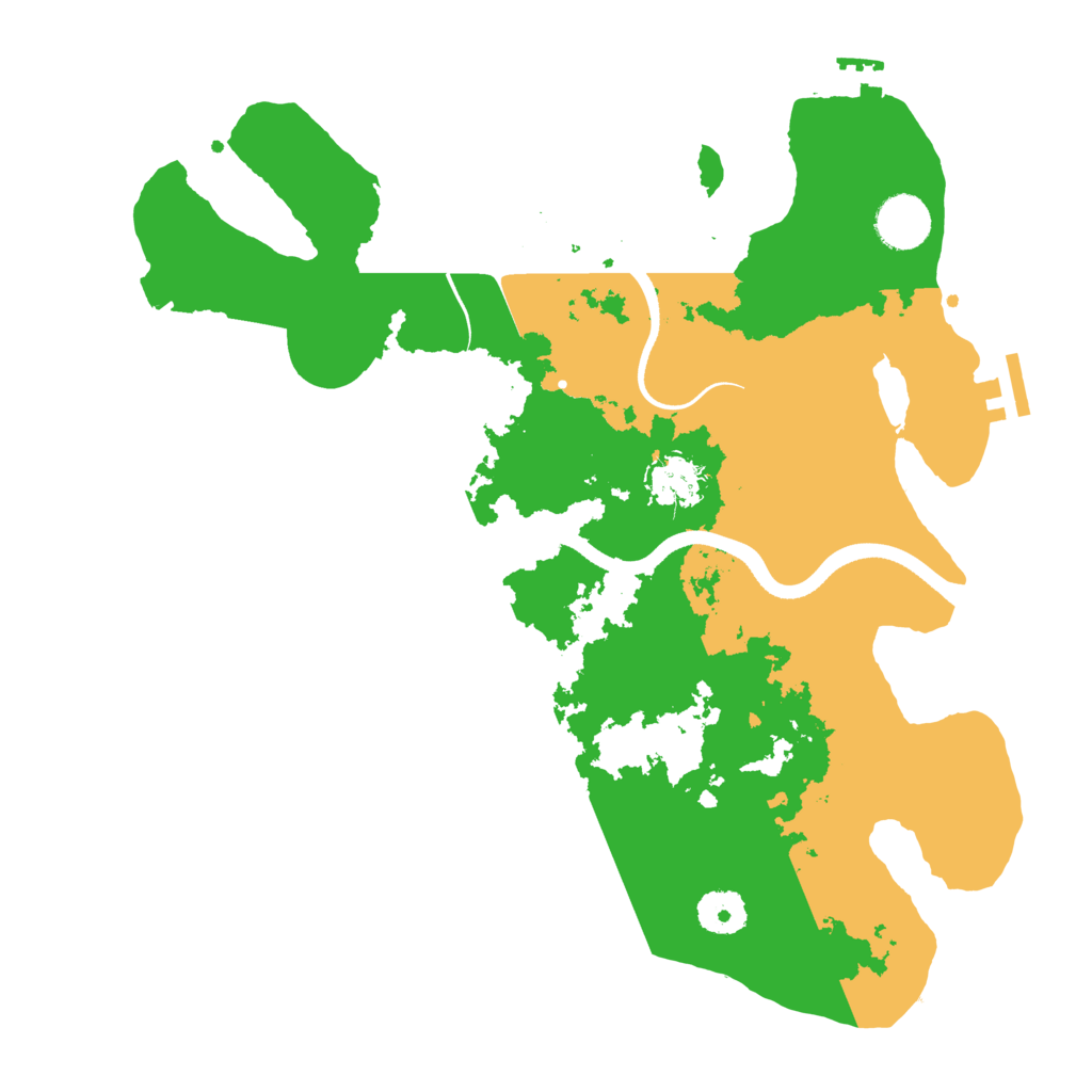 Biome Rust Map: Procedural Map, Size: 3500, Seed: 1520864683