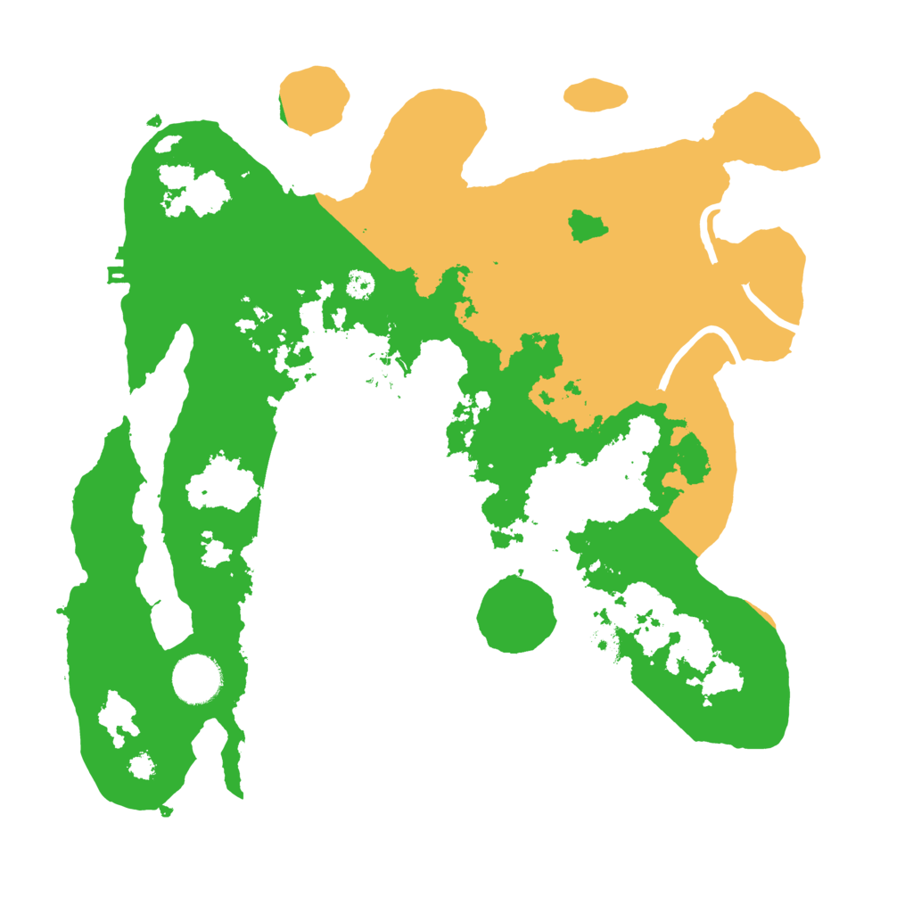 Biome Rust Map: Procedural Map, Size: 3250, Seed: 120093807