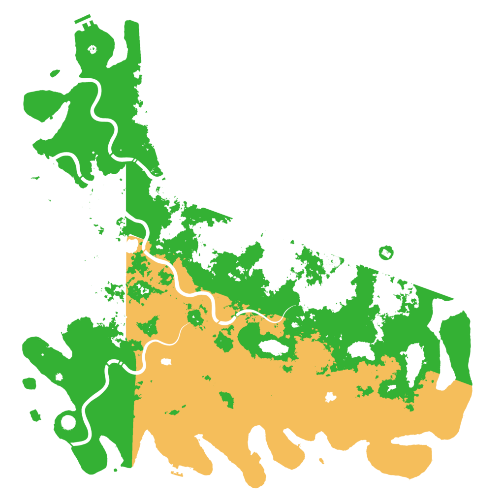 Biome Rust Map: Procedural Map, Size: 6000, Seed: 49946888