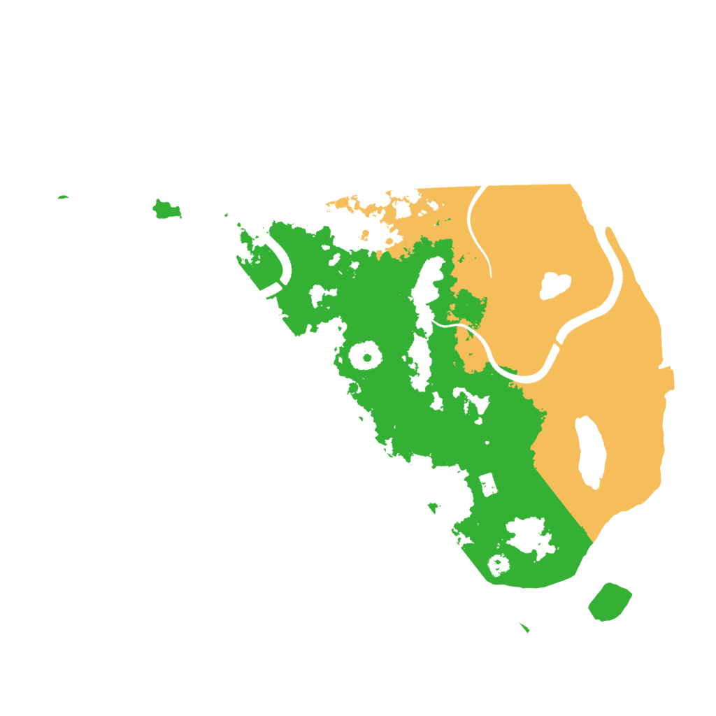 Biome Rust Map: Procedural Map, Size: 3500, Seed: 1471719502
