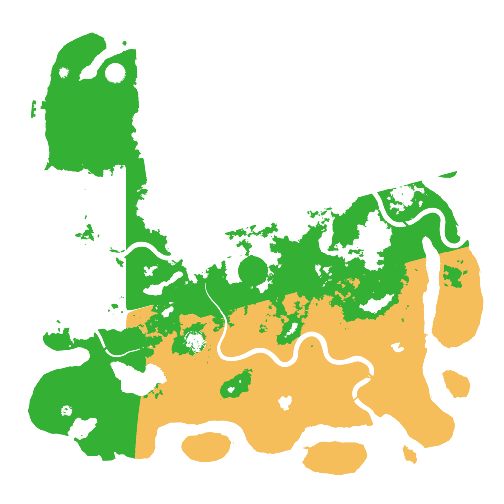 Biome Rust Map: Procedural Map, Size: 4500, Seed: 41285