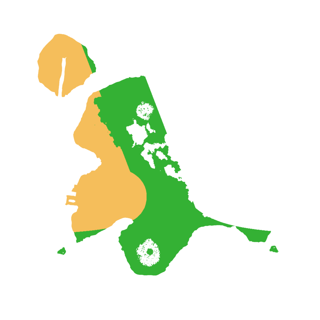 Biome Rust Map: Procedural Map, Size: 2000, Seed: 345525