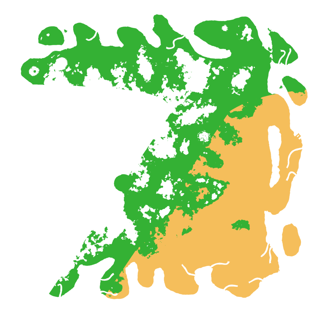 Biome Rust Map: Procedural Map, Size: 5000, Seed: 53634