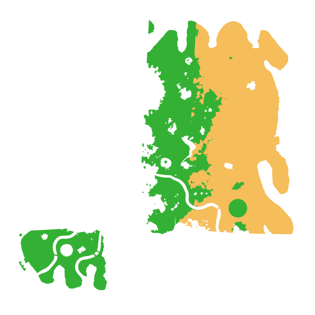 Biome Rust Map: Procedural Map, Size: 4500, Seed: 705452106