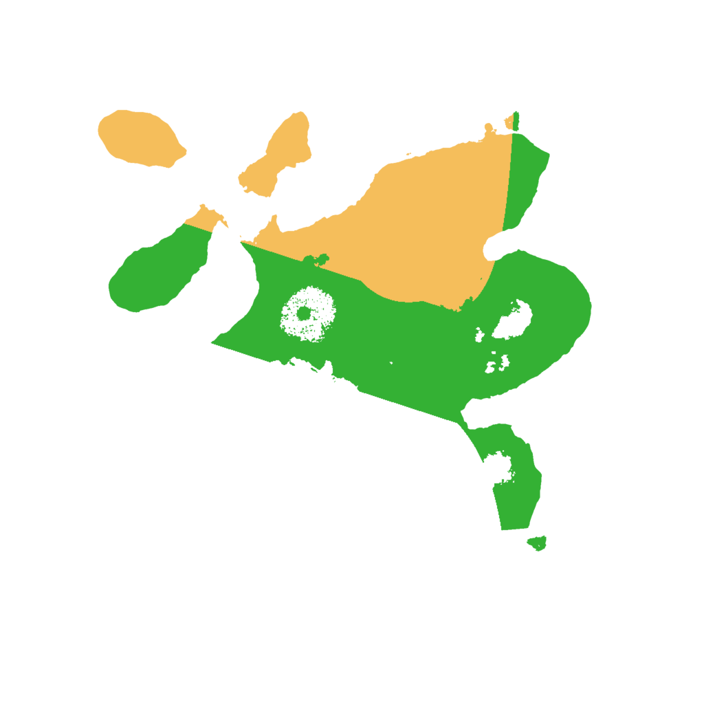 Biome Rust Map: Procedural Map, Size: 2000, Seed: 3000