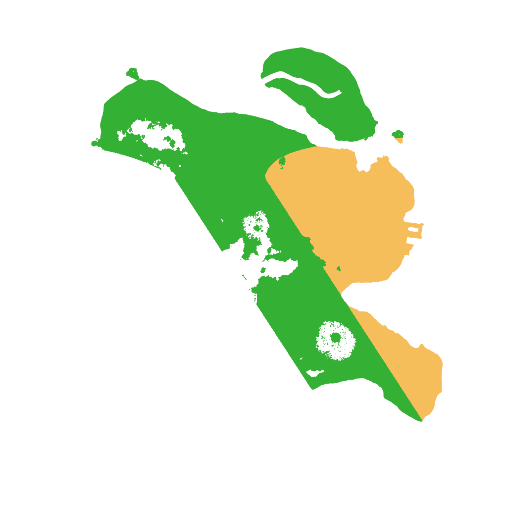 Biome Rust Map: Procedural Map, Size: 2000, Seed: 72422410