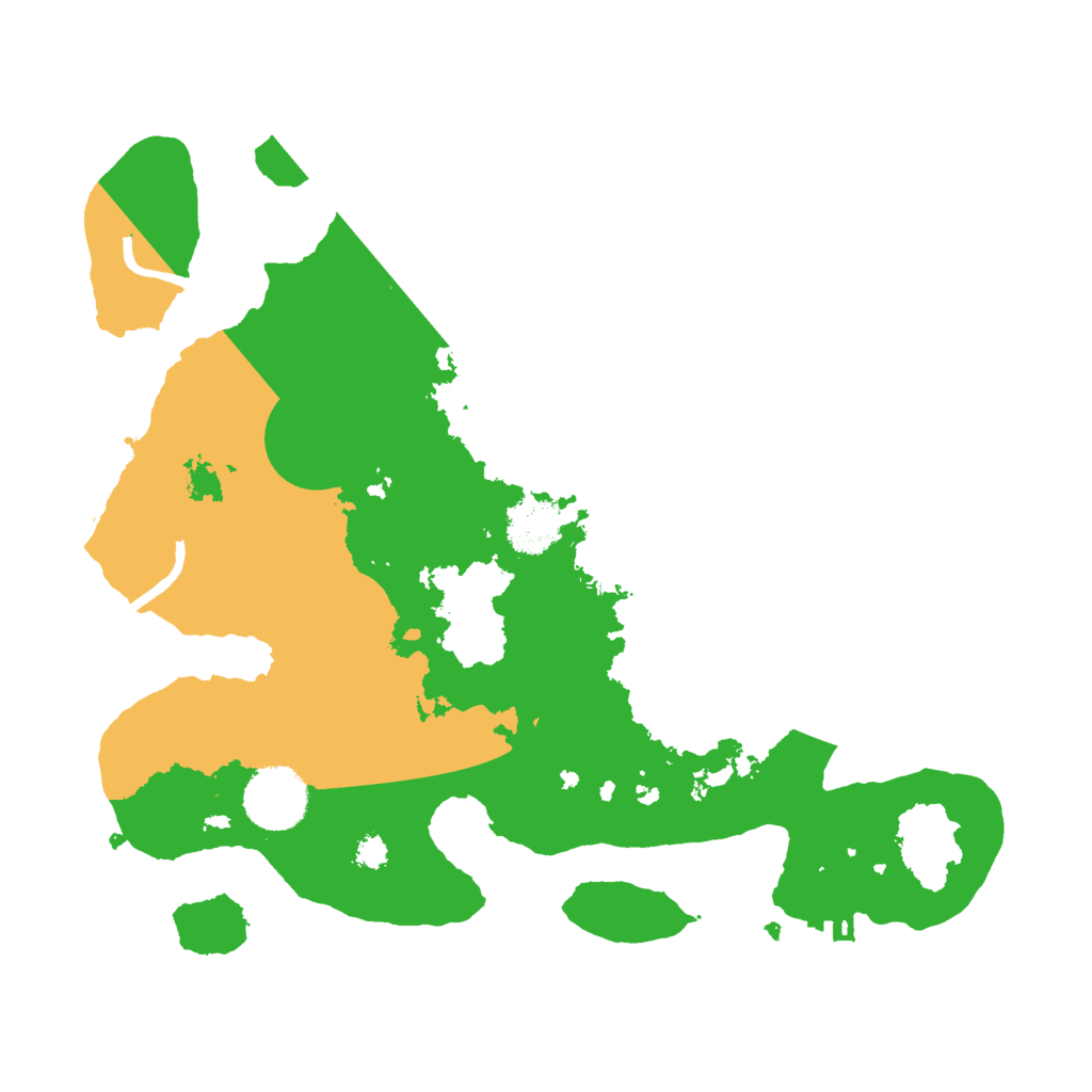 Biome Rust Map: Procedural Map, Size: 3050, Seed: 1234567890