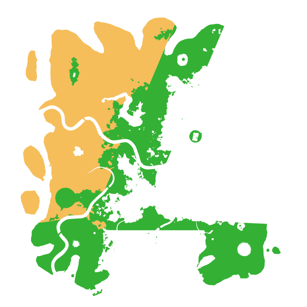 Biome Rust Map: Procedural Map, Size: 4000, Seed: 1189655018