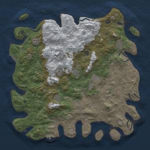 Thumbnail Rust Map: Procedural Map, Size: 4500, Seed: 87765286, 20 Monuments