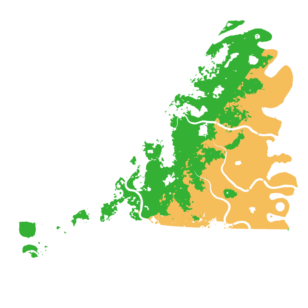 Biome Rust Map: Procedural Map, Size: 6000, Seed: 1492272882